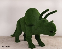 Топиари динозавр Трицератопс h=170 см - газон Есо Топиари динозавр Трицератопс h=170 см - газон Есо