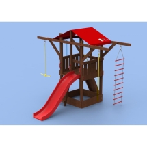 Комплекс "Непоседа"120 см с продольными балками и скалодромом (модель 7) Комплекс "Непоседа"120 см с продольными балками и скалодромом (модель 7)