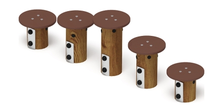 Бум (лиственница темный) СО 1.55.07-Л.И1.01, фото 3