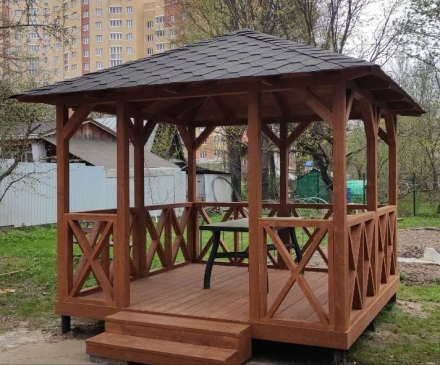 Квадратная беседка ЕВРОПА, фото 8