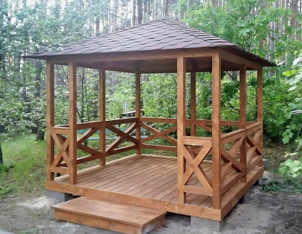 Квадратная беседка ЕВРОПА, фото 1