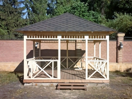 Квадратная беседка ЕВРОПА, фото 4