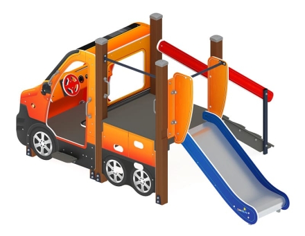 Машинка (оранжевый) тип 4 - ДИК 1.03.1.04-01 - Игровой комплекс H=750, фото 1