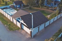 Навес для автомобилей с хозблоком СТАРВИЛЬ Несущий каркас