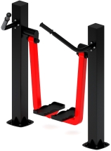 Шаговый (красный) - Уличный тренажер - СТ 005-11.И1 Шаговый (красный) - Уличный тренажер - СТ 005-11.И1