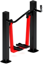 Шаговый (красный) - Уличный тренажер - СТ 005-11.И1 Шаговый (красный) - Уличный тренажер - СТ 005-11.И1