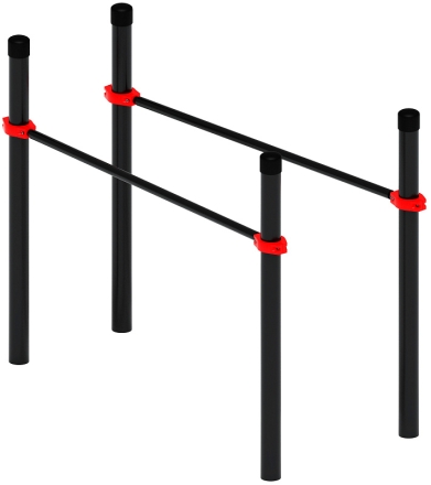 Воркаут ЛОВ 89 красный ВТ 101.09-01, фото 2