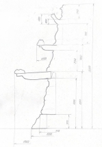 Дворцовый сердечник в бронзе
