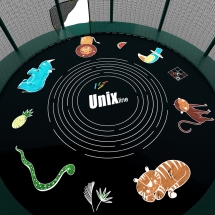 Батут Unix line Supreme Game 10 ft / 305 см (green) с защитной сеткой Батут Unix line Supreme Game 10 ft / 305 см (green) с защитной сеткой