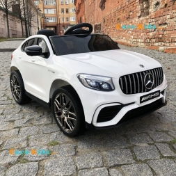 Электромобиль Mercedes Benz GLC63 AMG QLS-5688 белый, фото 13