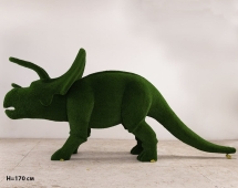 Топиари динозавр Трицератопс h=240 см - газон Есо Топиари динозавр Трицератопс h=240 см - газон Есо