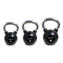 Aerofit AFBK12 Гиря 12 кг обрезиненная с хромированной рукояткой