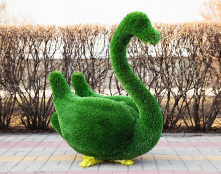 Топиари лебедь Авелин - газон Deluxe, фото 2