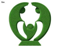 Топиари стела Семья, в кругу своих - газон Deluxe Green, фото 4