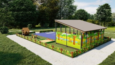 Комплект для детского сада TORUDA Полянка (10х15 м), фото 5