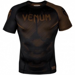 Рашгард Venum NoGi 2.0 Black/Brown S/S, фото 1