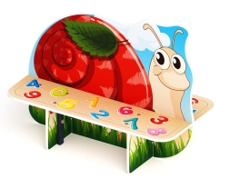 Улитка - Скамейка детская - МФ 41.01.06, фото 1