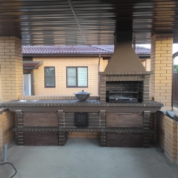 Печь Аристократ 716 S Прямоугольный кирпич красный, фото 1