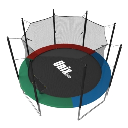 Батут Unix line Simple 12 ft Color (inside) с защитной сеткой, фото 2