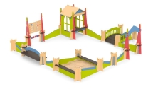 Игровой комплекс с песочницей Romana 115.75.00 для детской площадки