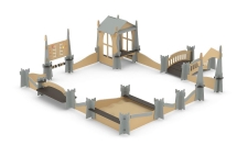 Игровой комплекс с песочницей Romana 115.75.00 для детской площадки