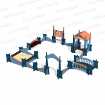 Игровой комплекс с песочницей Romana 115.75.00 для детской площадки