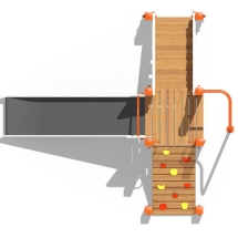 Детский городок с горкой 1,2м, паттерн "Этник" ДГ3010.01.01.01 Детский городок с горкой 1,2м, паттерн "Этник" ДГ3010.01.01.01