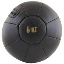Медбол FS№5000, 5 кг, нат. кожа, наполнитель резиновая крошка, диам. 25 см, машинная сшивка, черный Медбол FS№5000, 5 кг, нат. кожа, наполнитель резиновая крошка, диам. 25 см, машинная сшивка, черный
