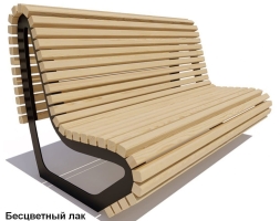 Скамейка парковая Лондон, Лиственница 1,8 м, фото 2