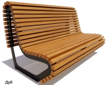 Скамейка парковая Лондон, Лиственница 1,8 м Скамейка парковая Лондон, Лиственница 1,8 м