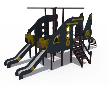 Детский игровой комплекс Пилот Н-1200 ДИО 13020, фото 3