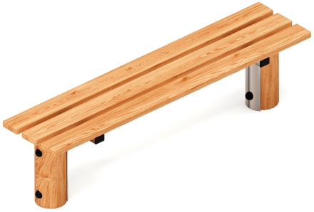 Скамья (лиственница) МФ 42.04.01-Л.И1, фото 2