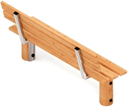 Скамья (лиственница) МФ 42.04.01-Л.И1, фото 3