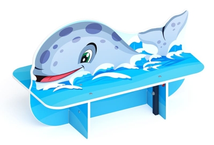 Кит - Скамейка детская - МФ 41.17.01, фото 1