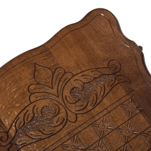 Нарды резные "Самсон и лев" с ручкой 60, Haleyan