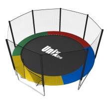Батут Unix line Simple 12 ft Color (outside) с защитной сеткой Батут Unix line Simple 12 ft Color (outside) с защитной сеткой