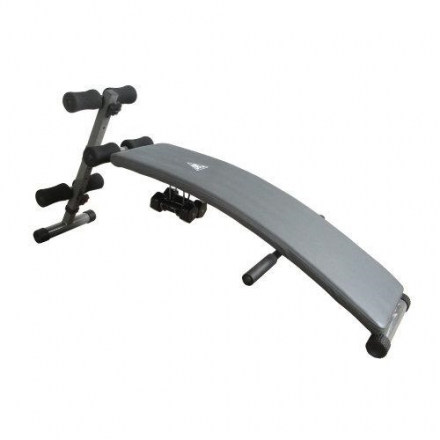 Скамья для пресса DFC складная, c 2 гантелями D101A, фото 2