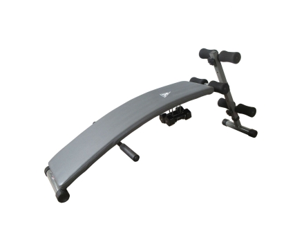 Скамья для пресса DFC складная, c 2 гантелями D101A, фото 1