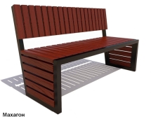 Скамейка парковая Аллея, Лиственница 3 м