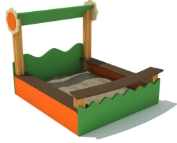 Песочница Ромашка для детской площадки