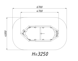 Песочница Кораблик Эко 052001 для детской площадки, фото 2