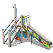 Детский городок с горкой 1,2м, паттерн "Фэнтази" ДГ3010.01.02.01 Детский городок с горкой 1,2м, паттерн "Фэнтази" ДГ3010.01.02.01