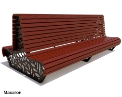 Скамейка уличная Ялта, Лиственница 1,8 м, фото 5