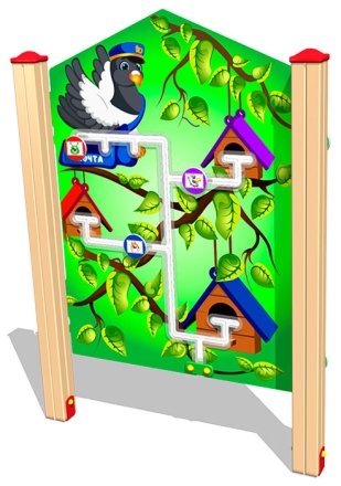 Развивающий элемент Почта У1 РЭ014 для детской площадки, фото 1