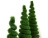 Топиари композиция Ёлки спиральки - газон Deluxe
