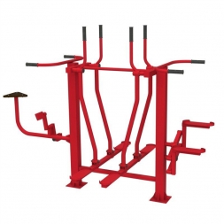 Уличный тренажер &quot; Лыжники + Велосипед + Степпер&quot;, фото 2