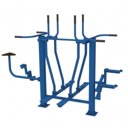 Уличный тренажер &quot; Лыжники + Велосипед + Степпер&quot;, фото 4