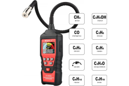 Цифровой детектор утечки взрывоопасных газов iCarTool с зондом, 0-9999 ppm IC-M101B, фото 3