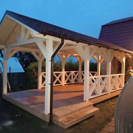 Прямоугольная беседка Акцент, фото 2