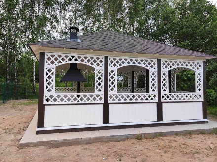 Квадратная беседка БОЛЬШАЯ АЗИЯ, фото 7